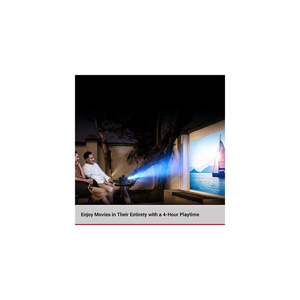 NEBULA Mars II par Anker, Le projecteur Portable avec Image DLP 720p, Doubles Enceintes 10W, Android 7.1, autofocus, écran 30-150", 3 Heures d'autonomie vidéo, Projection sans Fil et app Android/iOS