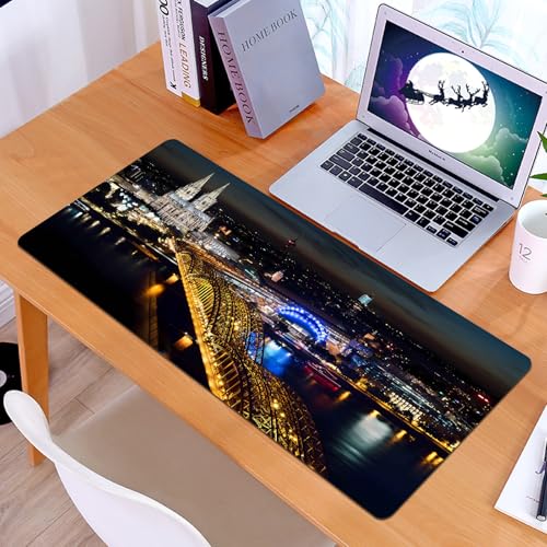 KDWJS Alfombrilla para ratón Speed Gaming XXL 90x40 cm - Base...