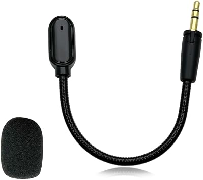 Replacement Microphone for Turtle Beach Ear Force XO Three XO Four Stealth Recon 150 50 50X 50P 60P Xbox One 400 420x 450 500p 520 Gaming Headsets Boom Mic for PS5 PC, 3.5 mm Jack