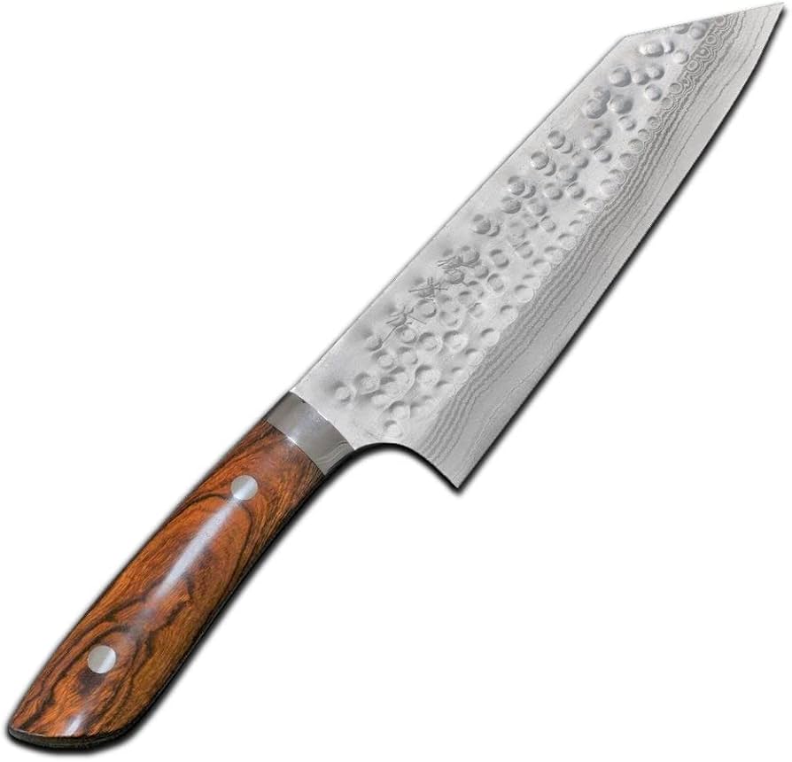 佐治　包丁 打ち出し模様 18cm Amazon | 佐治作 佐治武士 文化包丁 180mm SRS13 粉末ハイス鋼