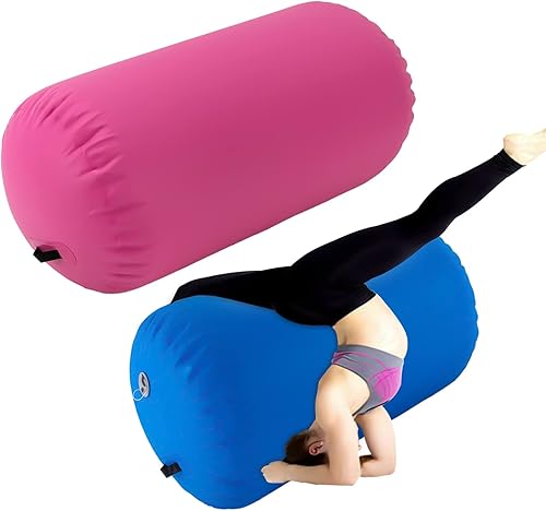 Miniatura 5 de Lidhujnk Colchoneta inflable de gimnasia de 39.4 x 23.6in para uso doméstico, yoga, entrenamiento, animadoras, diversión acuática con bomba eléctrica