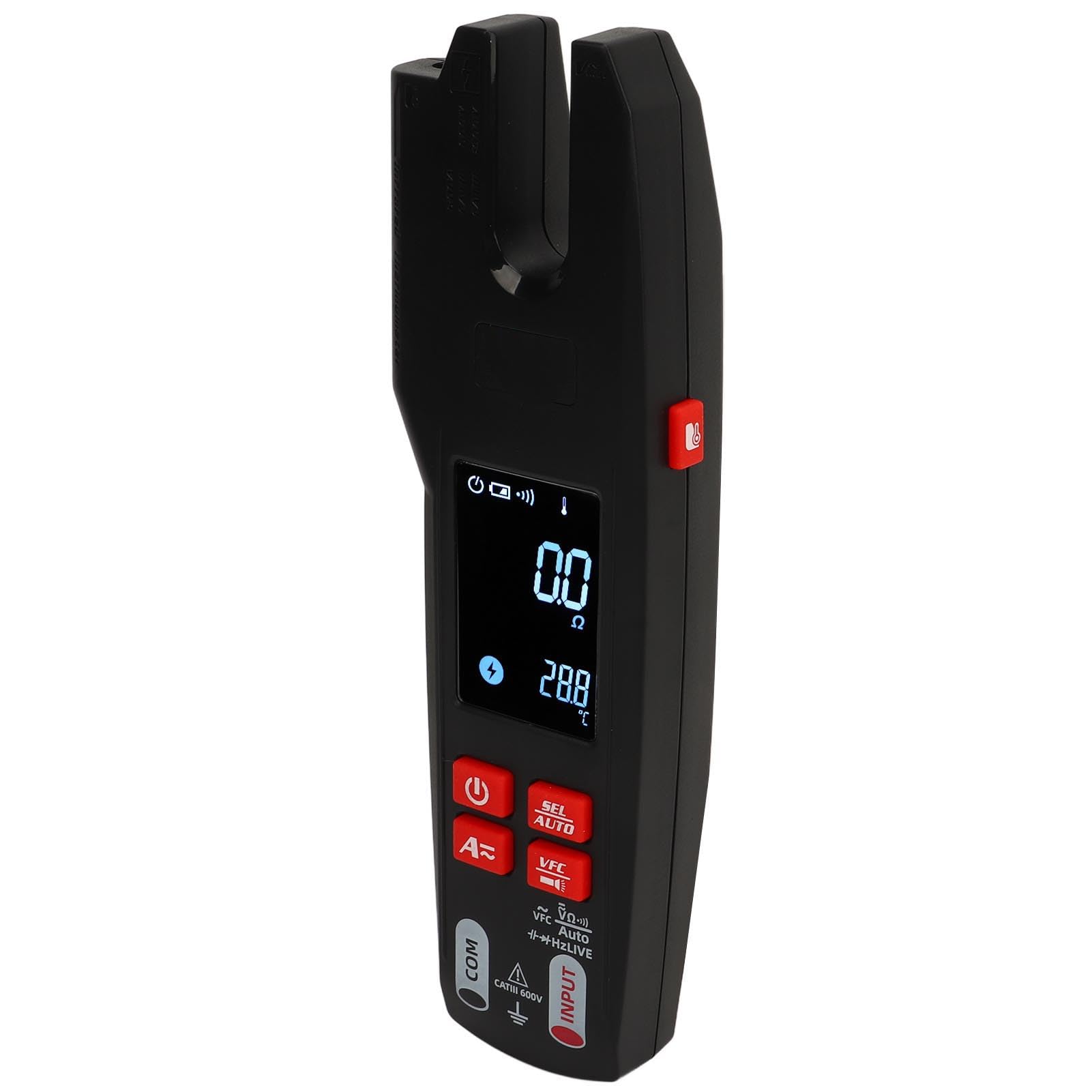 Generic Pinza Amperometrica DC AC Multimetro Digitale Ad Alta Precisione con Funzione VFC per Elettricisti e Uso Domestico ABS 1 unità