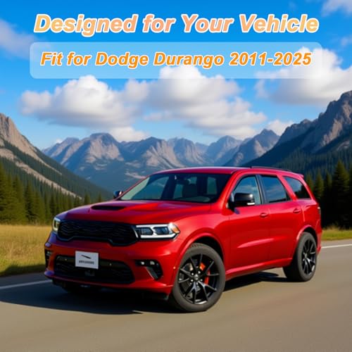 R-GEE in-Channel Window Rain Guards Fit for Dodge Durango 2011-2025, Extra Durable Window Deflectors, Vent Window Visors Exterior Car Accessories, 4 Pieces by R-GEE - Used condition - CA$26.74