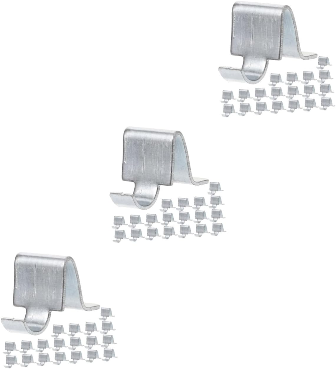 Gadpiparty 60pcs Heavy Duty Cabinet Shelf Clips Shelf Support Clamps for File Cabinets and Bookcases for Organizing Shelving Systems