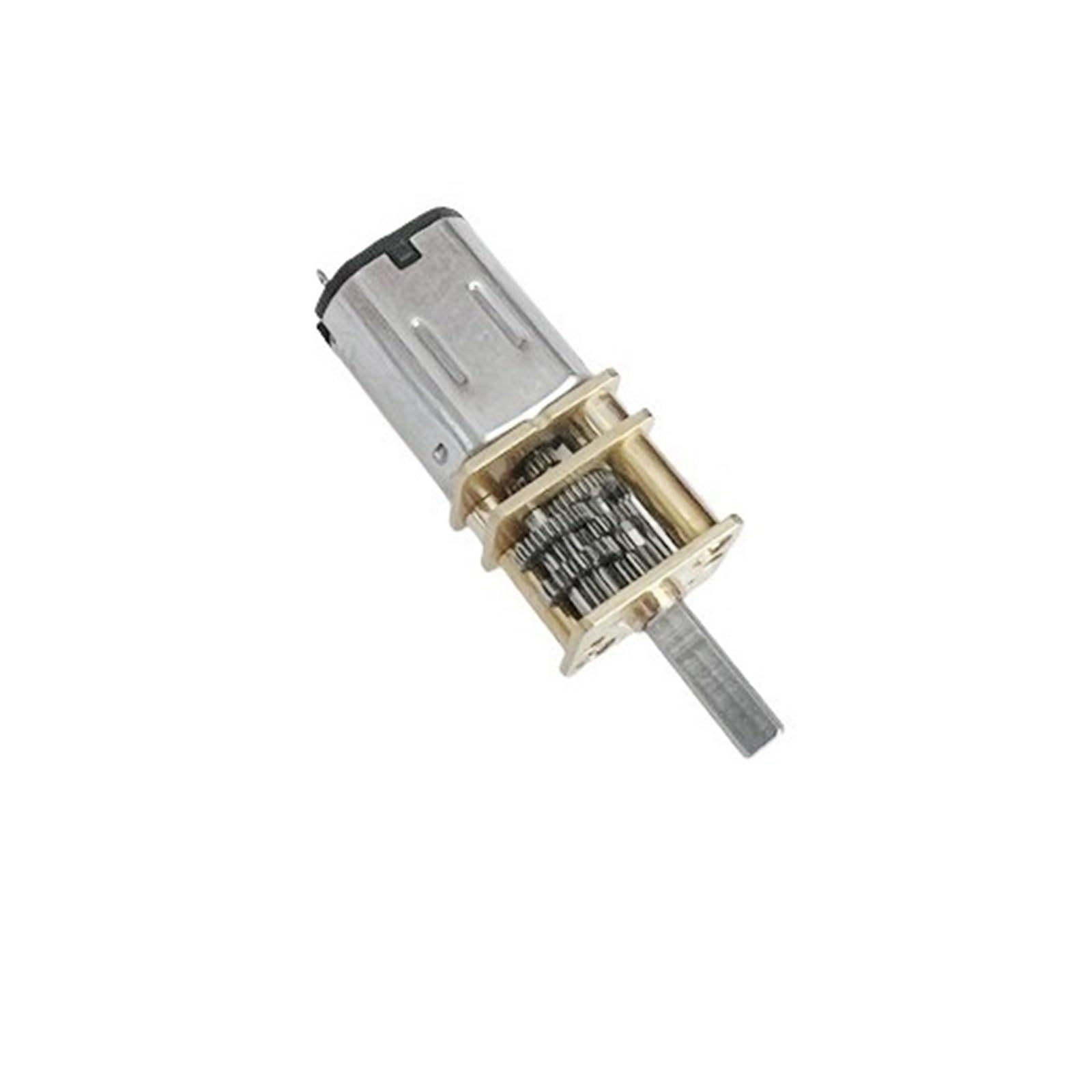 TQSKA 6V/12V DC N20 Gear Motor Electric Micro Metal Engine With Low Speed 10rpm 15rpm For Gearwheel Smart lock DIY Toy Robot(15,12V)