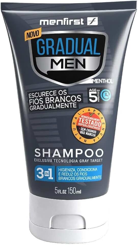 Shampoo Escurecedor de Cabelo Brancos | Menfirst