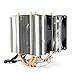immagine 1Garsentx Ventola di Raffreddamento CPU 4 Radiatore di Raffreddamento CPU 3pin 12VDC Radiatore di Raffreddamento con Magic Light per CPU Intel/AMD