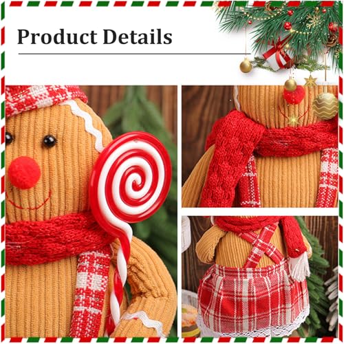Peluche en pain d'épice extensible pour résoudre le manque de place de votre déco de Noël
