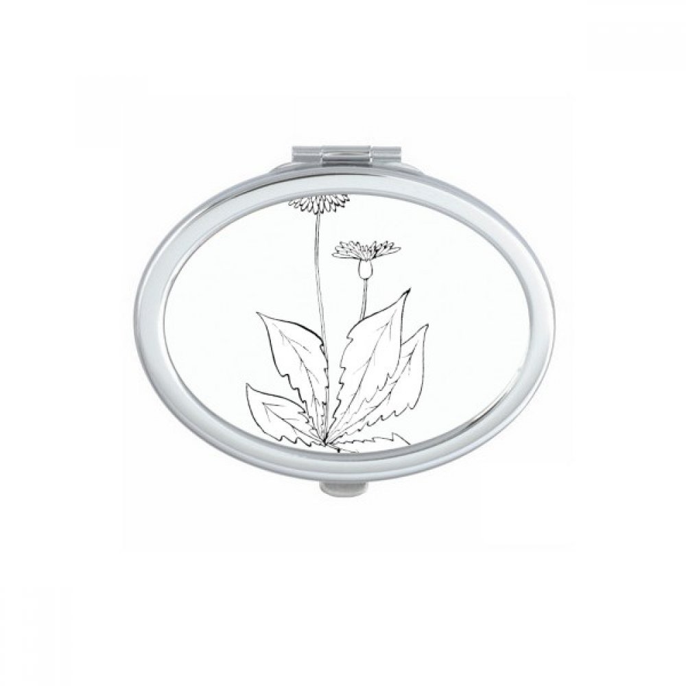 Miroir de maquillage compact pissenlit pour vos retouches en voyage