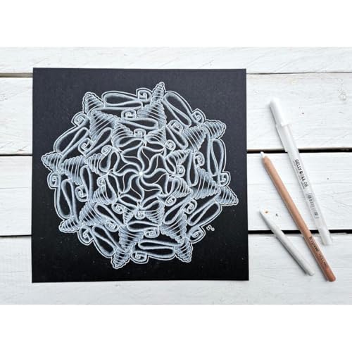 Image of SAKURA Gelly Roll Medium Point Pen Open Stock-White