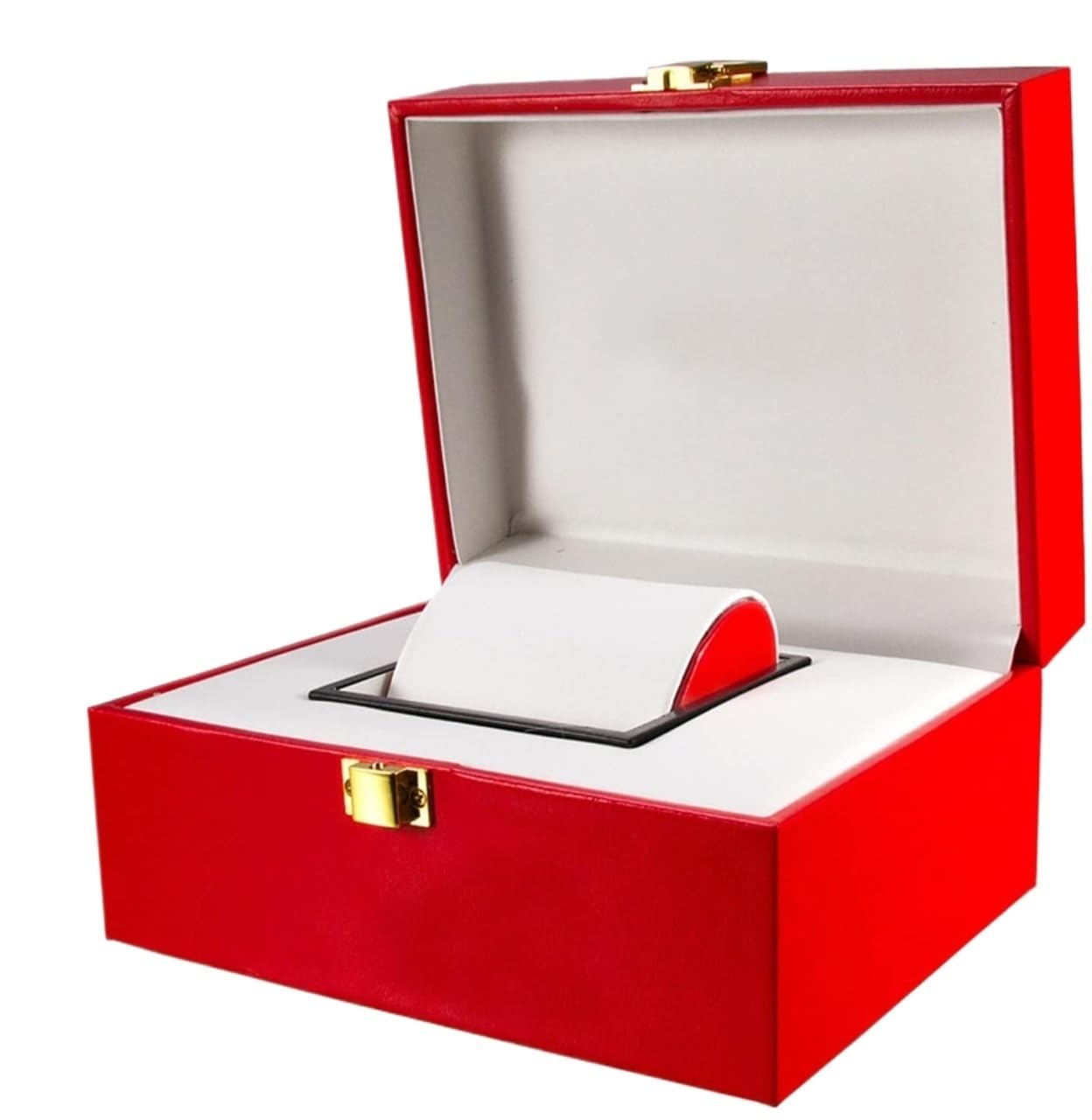 dvegGEE Watch Packaging Box Simple Leather Flip Watch Box Watch Storage