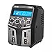 SKYRC Battery Charger, T100 Dual Balance 5A 2x50W for LiPo Li-Ion LiHV LiFe NiMH with 12V Output