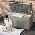 DWVO 120 Gallon Outdoor Storage Deck Box, Weather-Resistant Resin, Versatile for Patio Furnishings, Outdoor Cushions, Garden Tools, and Sports/Pool Gear (Light Brown)
