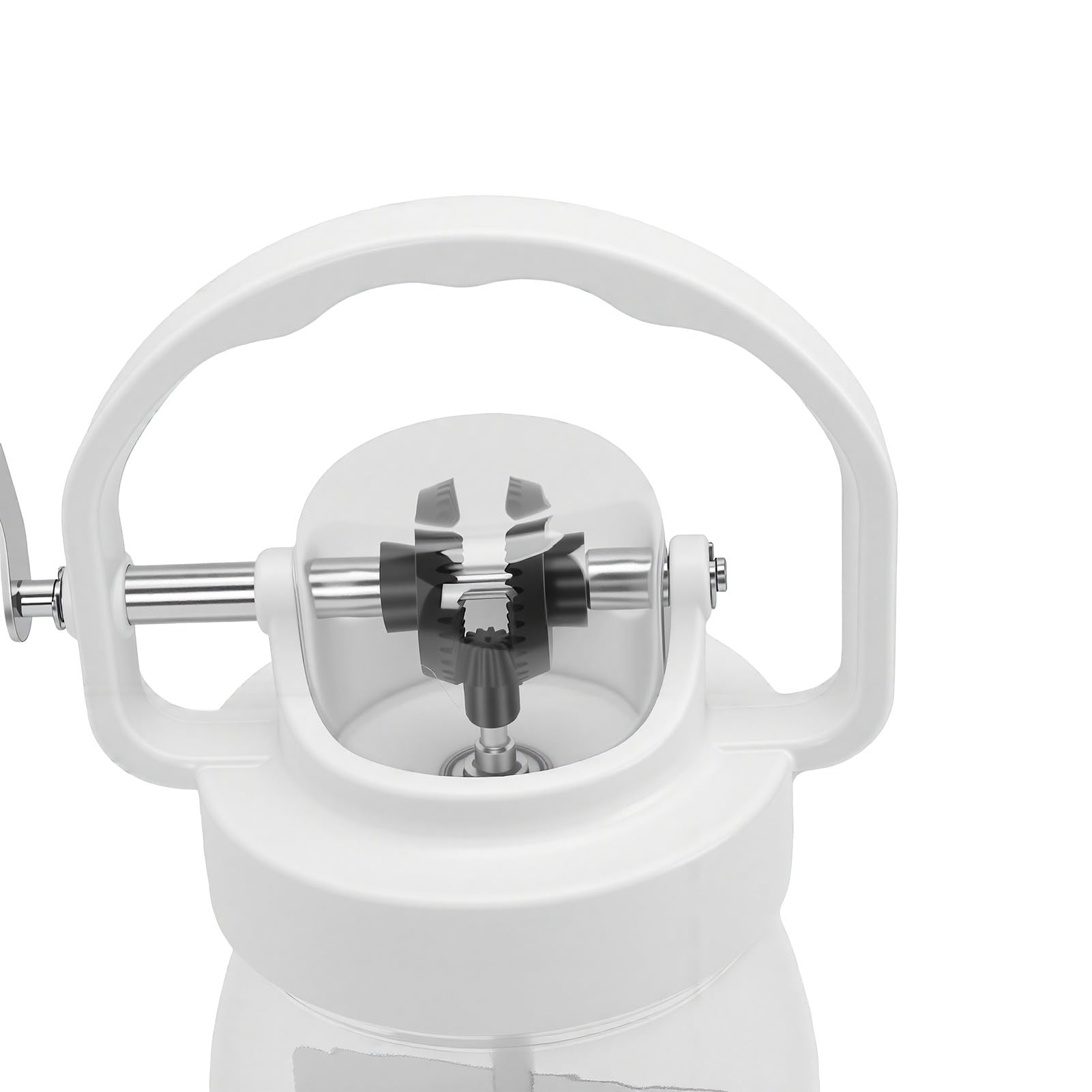 ASHATA Mantequilla Manual de 1500 Ml con Tarro de Cristal para Mantequilla Casera y Herramienta de Cocina Más Segura