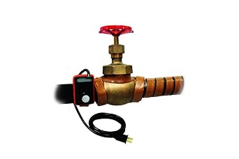 BriskHeat HSTAT2R XtremeFLEX Emergency De-Icer Heating Tape with Adjustable Thermostat Controller, 144W, 120 Volt