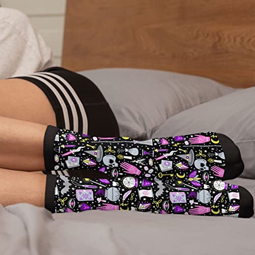 Yilad GWOMENSOCKS-490605210 Magic Witch Socks Novelty Crew Socks Funny Crazy Dress Socks thumb #3