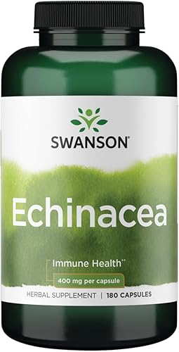 Swanson Echinacea 400 Miligramos 180 Cápsulas