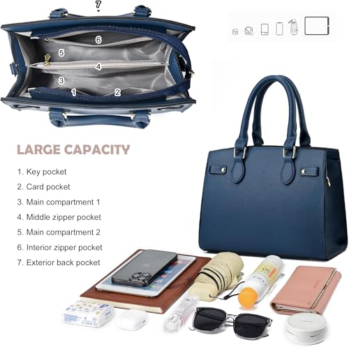 Image of Purses and Handbags for Women Satchel Fashion Ladies Top Handle Shoulder Tote Bags