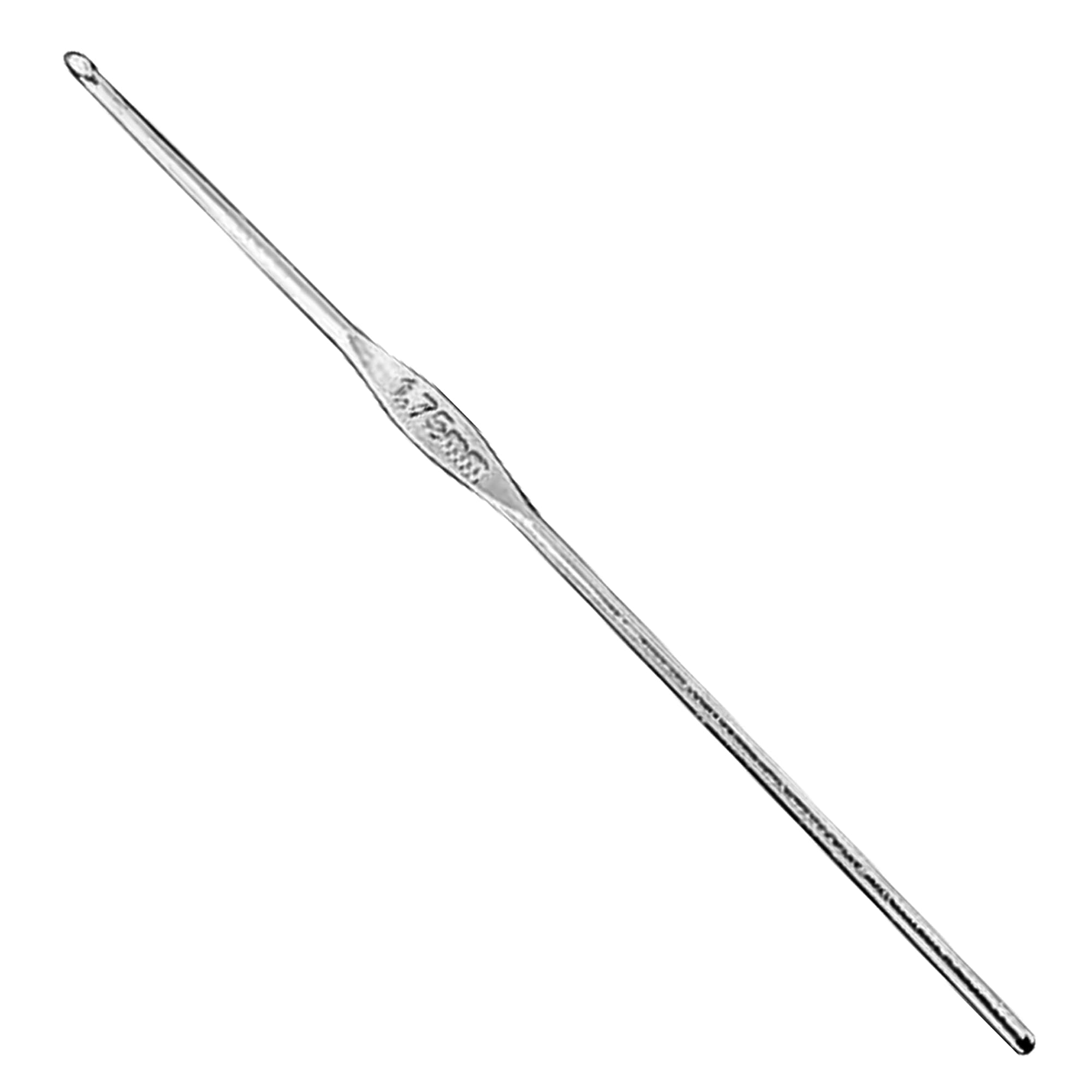 Pack of 2 Steel Crochet Needles (0.75/1.75mm), Ergonomic Soft, for Crafts Knitting Scarves, Hats, Amigurumis, DIY - Image 3