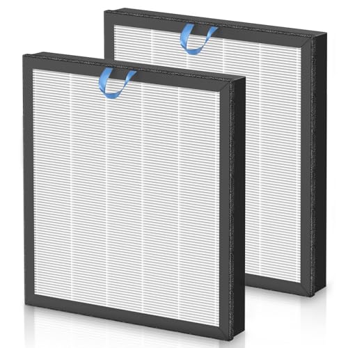 Vital 100S Replacement Filter for LEVOIT Vital 100S-P Air Purifier, HEPA and High-Efficiency Activated Carbon Filter for Smoke, Odor, Pollen, Vital 100S-RF, LRF-V102-WUS