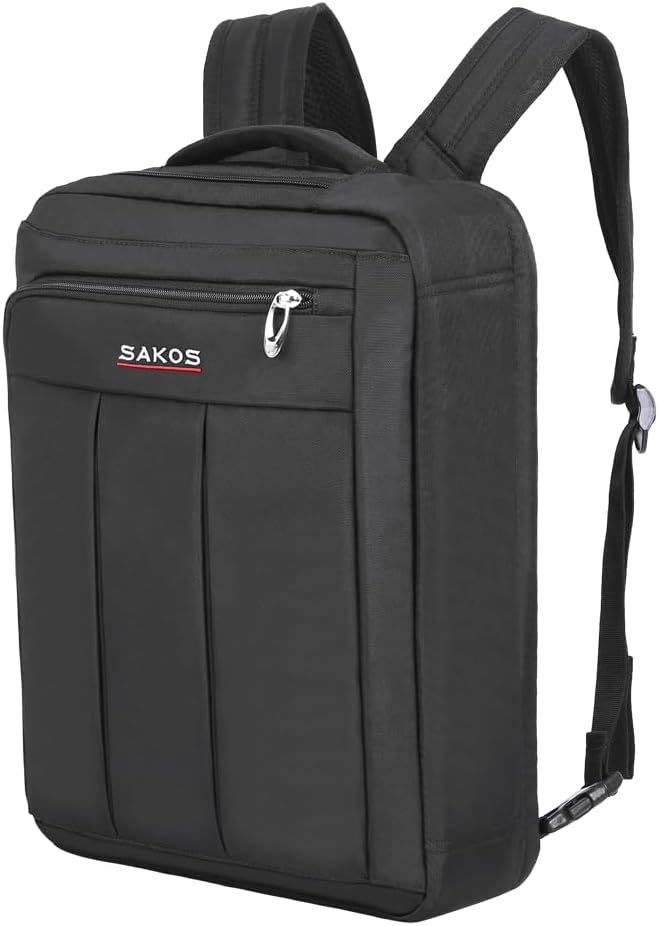 SAKOS FLASH 11 15.6 Laptop Case, Laptop Case 15.6 Inch, Laptop Bag For Men, Computer Bag For Men, Water Resistant Messenger Bag Compatible With Macbook Pro 13/14/15", HP, Dell, Lenovo, Asus