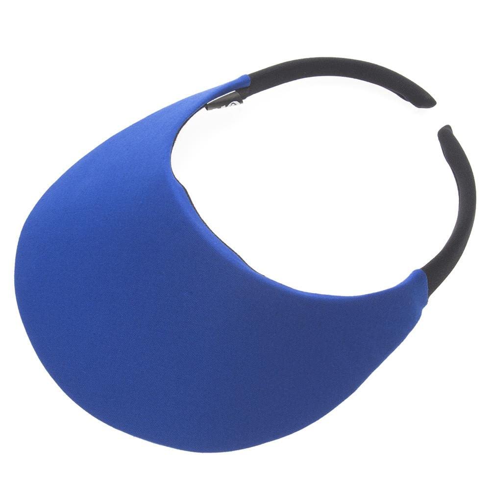 No HeadacheWomen’s Sun Visor 4" Round Brim Sun Visor Golf Visor Tennis Visor Royal Blue