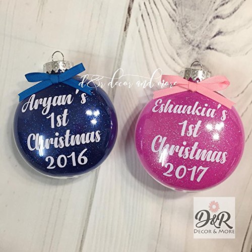 baby's 1st christmas tree decoration