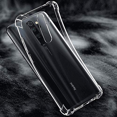 Image of TheGiftKart Crystal Clear Back Cover Case for Xiaomi Redmi Note 8 PRO | Shockproof Soft TPU Case | Cushioned Edges for Ultimate Protection Back Cover Case (TPU, Transparent)