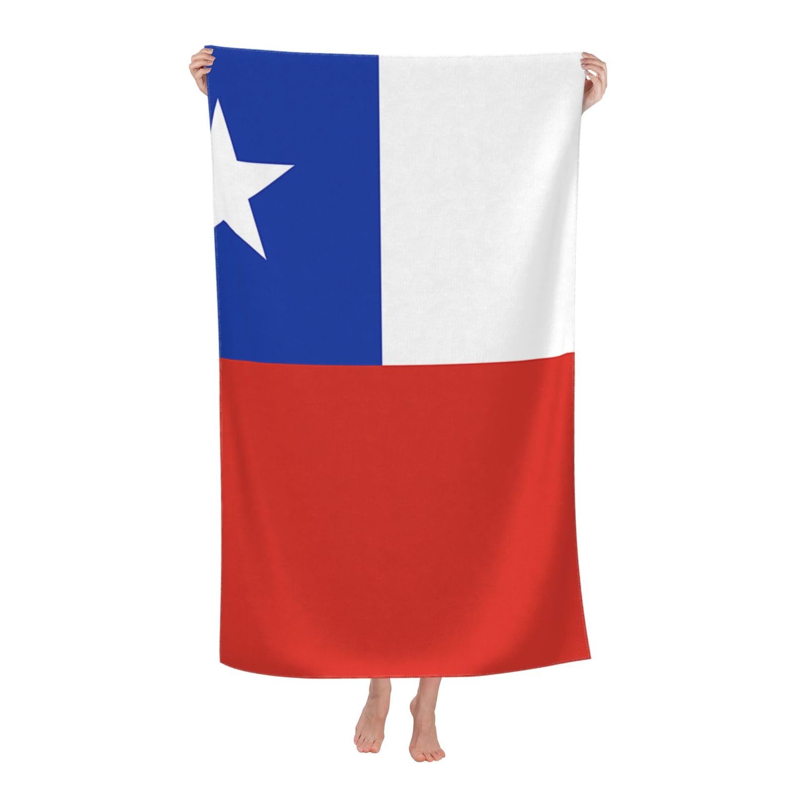 LSRCPD Beach Towel National Flag Microfiber Beach Towels Blanket Oversized Tropical Big Extra Large XL Pool Towels Quick Dry Sandproof for Women Girls Kids