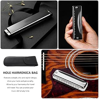 FOMIYES Étui en Cuir pour Harmonica PU Cuir Unique Harmonica De Rangement Portable 10 Trous Harmonica Pochette De… - Les Beatles, Paul McCartney, John Lennon, RIngo Starr, George Harrison FOMIYES Étui en Cuir pour Harmonica PU Cuir Unique Harmonica De Rangement Portable 10 Trous Harmonica Pochette De… – Image 4