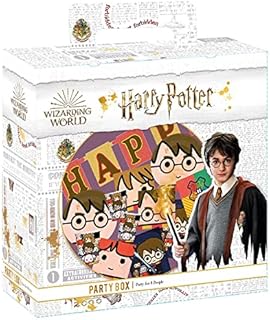 Amscan 9912593 - Harry Potter Party in a Box - Tableware, Decorations & Accessories for 8 Guests