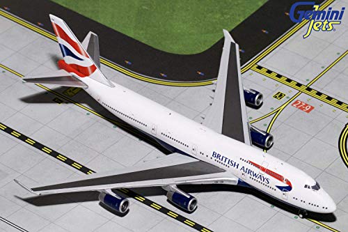 GeminiJets 1:400 Scale British Airways 747-400 Airplane Model