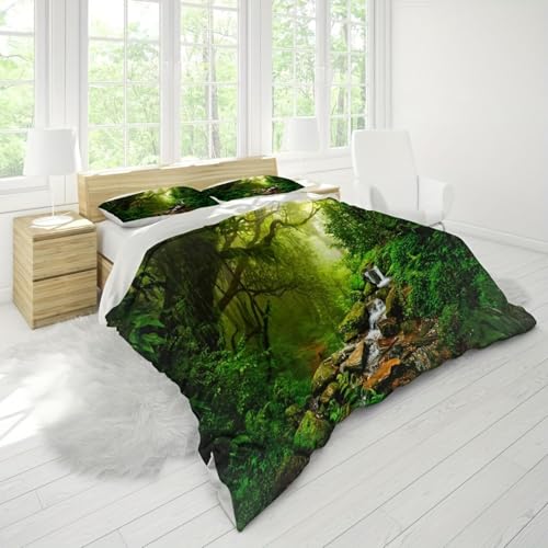 Housse de couette forêt verte pour une décoration de chambre d'adolescent - 2