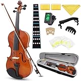 Violinen Einsteiger-Geigenset Aus Lindenholz Für Üben Für Erwachsene(1/4)