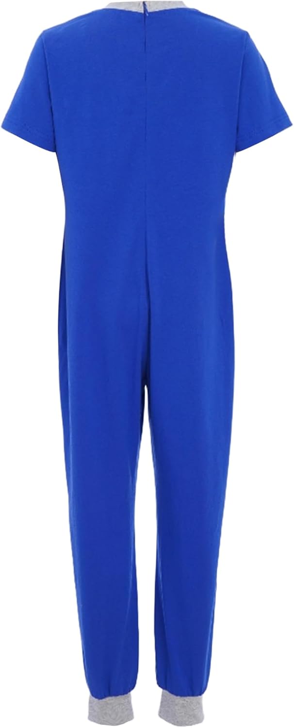 Linjinx Adaptive Clothing for Kids Boys Girls Special Needs Jumpsuit Anti-Strip Romper with Back Zipper