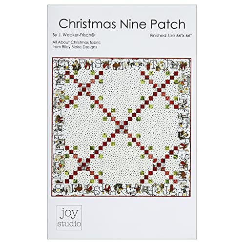 Riley Blake Christmas Nine Patch Quilt pattern
