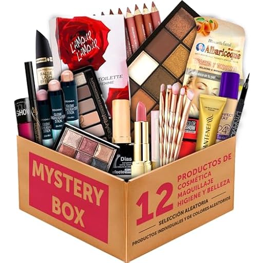 12 Productos de Cosmética y Maquillaje, Perfumeria y Accesorios en Cajita Regalo para Mujer, Valorada en +25 € ideal para sorprender con multimarcas y 12 productos mix variados | Ya disponible en tu tienda friki favorita! En mundofriki.es! 12 Productos de Cosmética y Maquillaje, Perfumeria y Accesorios en Cajita Regalo para Mujer, Valorada en +25 € ideal para sorprender con multimarcas y 12 productos mix variados | Ya disponible en tu tienda friki favorita! En mundofriki.es!