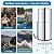 2.25 Gallon Stainless Steel Gravity-fed Water Filter System with Black Activated Carbon Filter and Fluoride Filters for Home, Camping, Travel, Outdoor Adventures and Emergencies - 2 Year Warranty