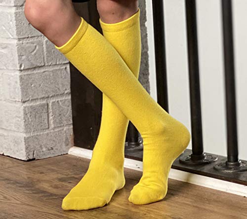 Image of juDanzy Solid Knee High Socks for Sports or School Uniforms