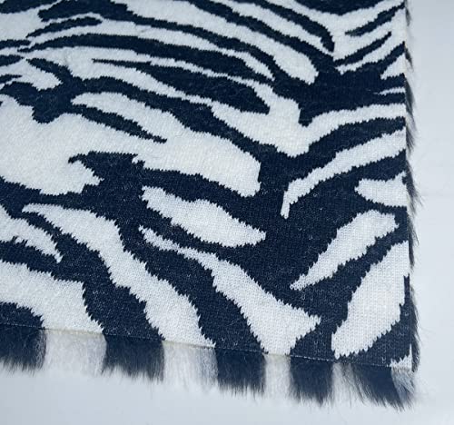 Luxurious Zebra Stripe Faux Fur Fabric - 3 Sheets of 9" x 12" Soft, Shaggy Material for DIY Crafts, Costumes, and Home Décor 5 Luxurious Zebra Stripe Faux Fur Fabric - 3 Sheets of 9" x 12" Soft, Shaggy Material for DIY Crafts, Costumes, and Home Décor - Image 4