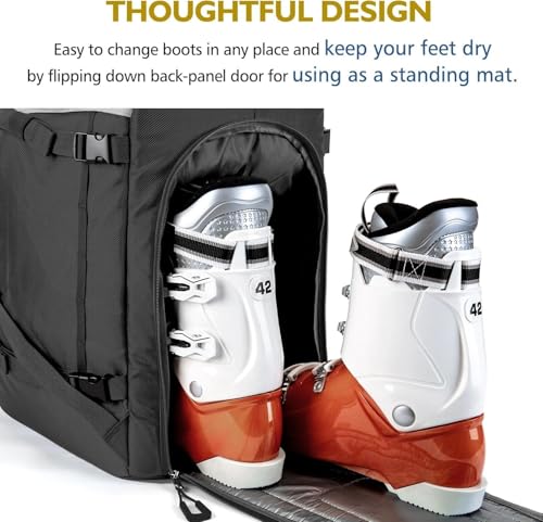 Image of Unigear Ski Boot Bag Backpack for Helmet 50L /70L, Goggles, Gloves, Skis, Snowboard & Accessories