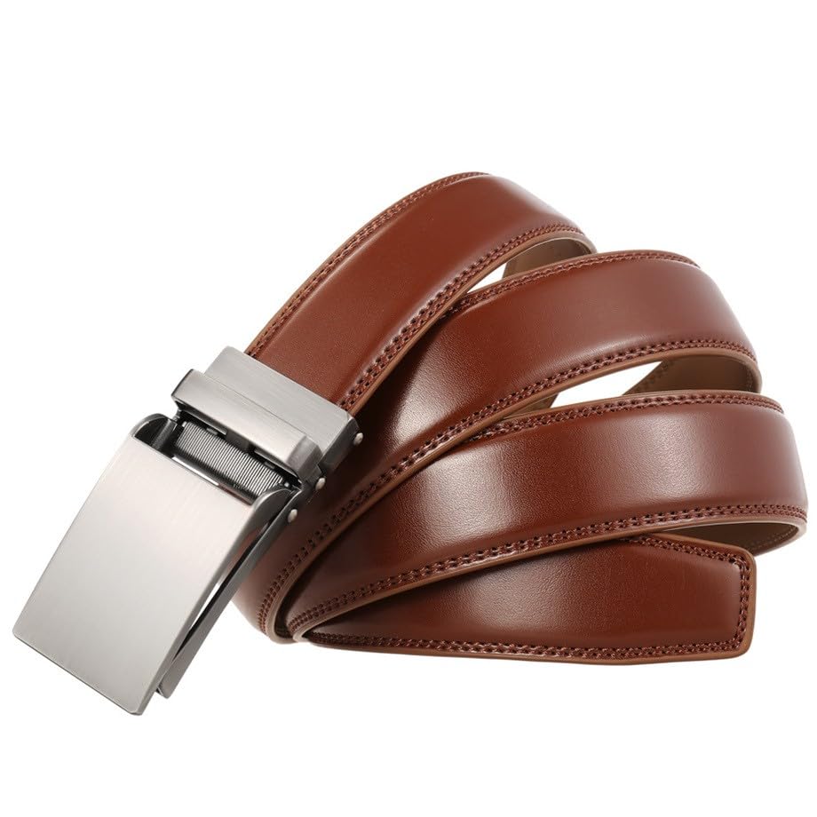Width Leather Automatic Business Belts For Men - Premium Craftsmanship3