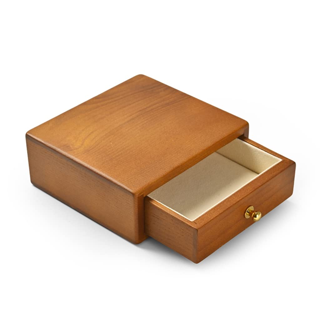 TIANQIHAO Flashing Earrings Ring Bangle Necklace Storage Case Drawers Jewelry Organizer Box Jewelry Display Box,D-13 * 12 * 4.8CM