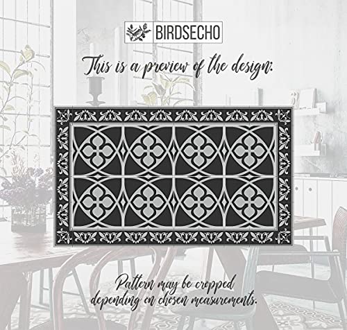 Tapis en vinyle PVC imperméable pour protéger le sol de la cuisine