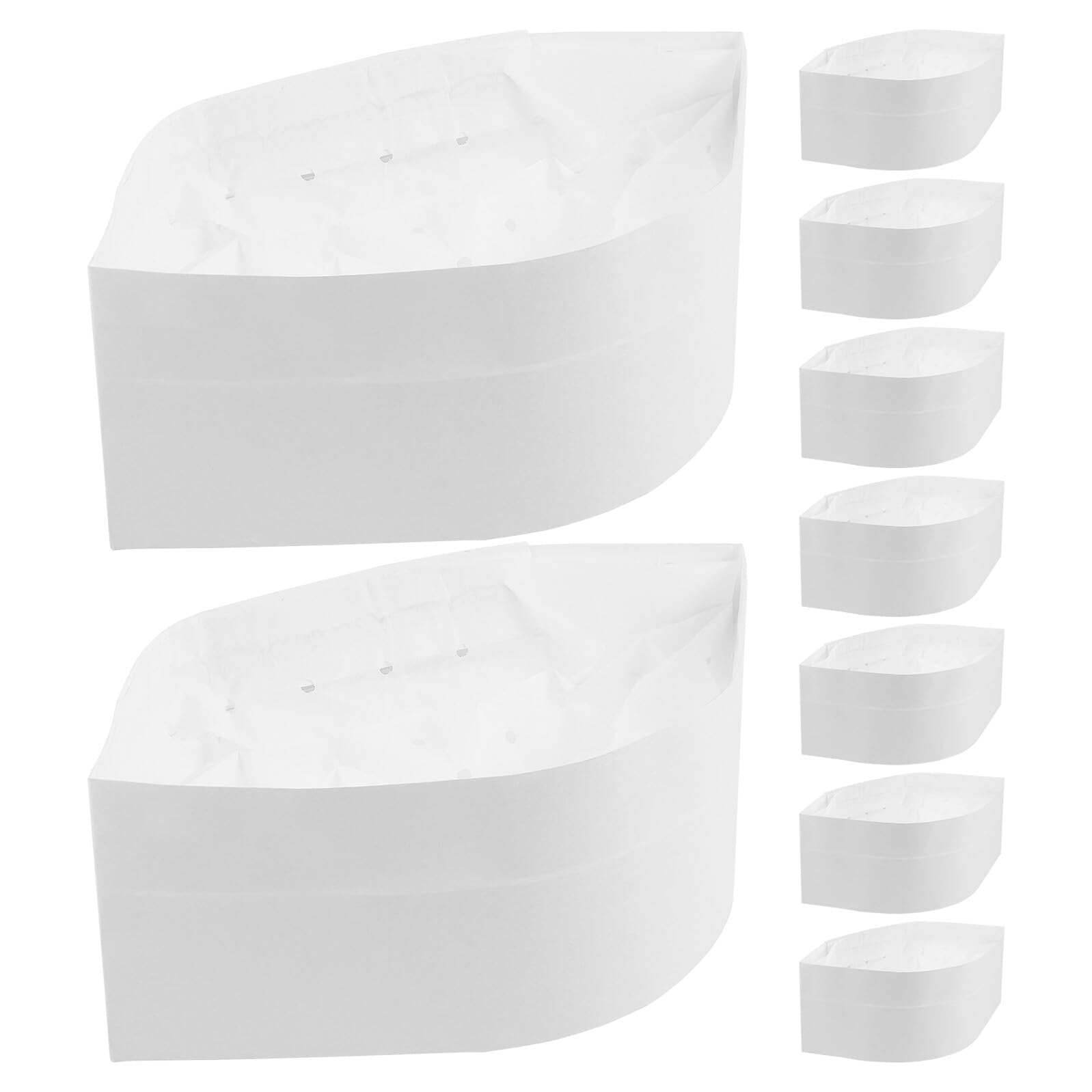 BESPORTBLE 60 Piezas Sombreros Chef Desechables Gorro Cocina Unisex para Restaurantes Hogar Fiestas y Catering Protección Higiénica para Cocina Profesional