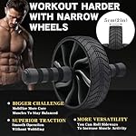 FEELCAT Ab roller wheel abdominal exercise core workout weight loss no noise easy to assembling light weight perfect home gym equipment for men & women - Image 5