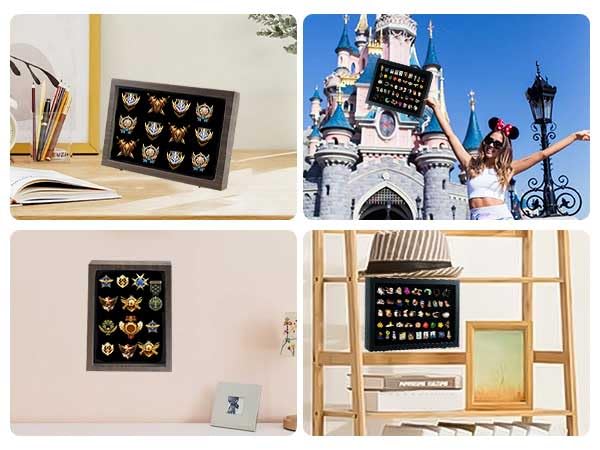 Vitrine à Épingles et bijoux : protégez vos badges de la poussière - 7