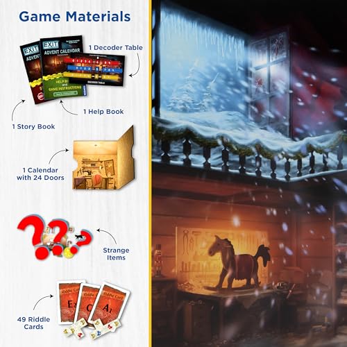 Thames & Kosmos EXIT: Advent Calendar, The Silent Storm, Escape Room Card Game - Image 4
