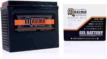 Maxima　バッテリー（新品） Amazon | マキシマバッテリー MHD20HL-BS(G) シールド式 充電