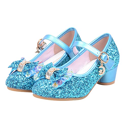 Shoes for Girls,5-13 Years Kids Baby Girls Pearl Crystal Bling Bowknot Single Princess Shoes Sandals Girl Shoes2